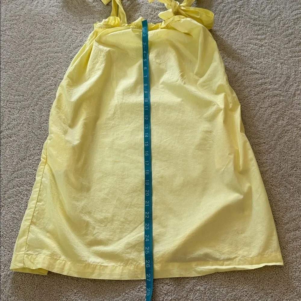 J. Crew Tie-shoulder cotton poplin dress with bow tie straps